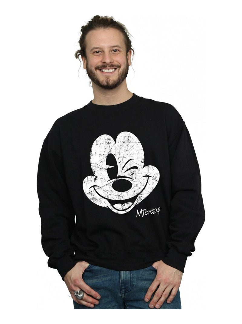Disney - Sweat (Mickey Mouse) Noir - Kiabi
