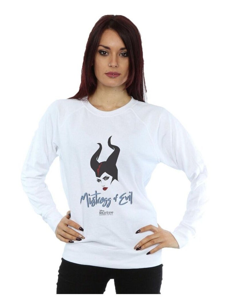 Disney - Sweat MISTRESS OF EVIL Blanc - Kiabi