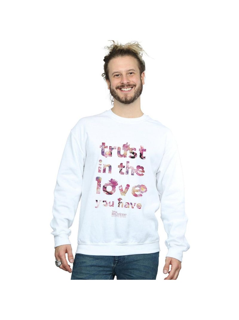 Disney - Sweat MISTRESS OF EVIL TRUST IN THE LOVE Blanc - Kiabi