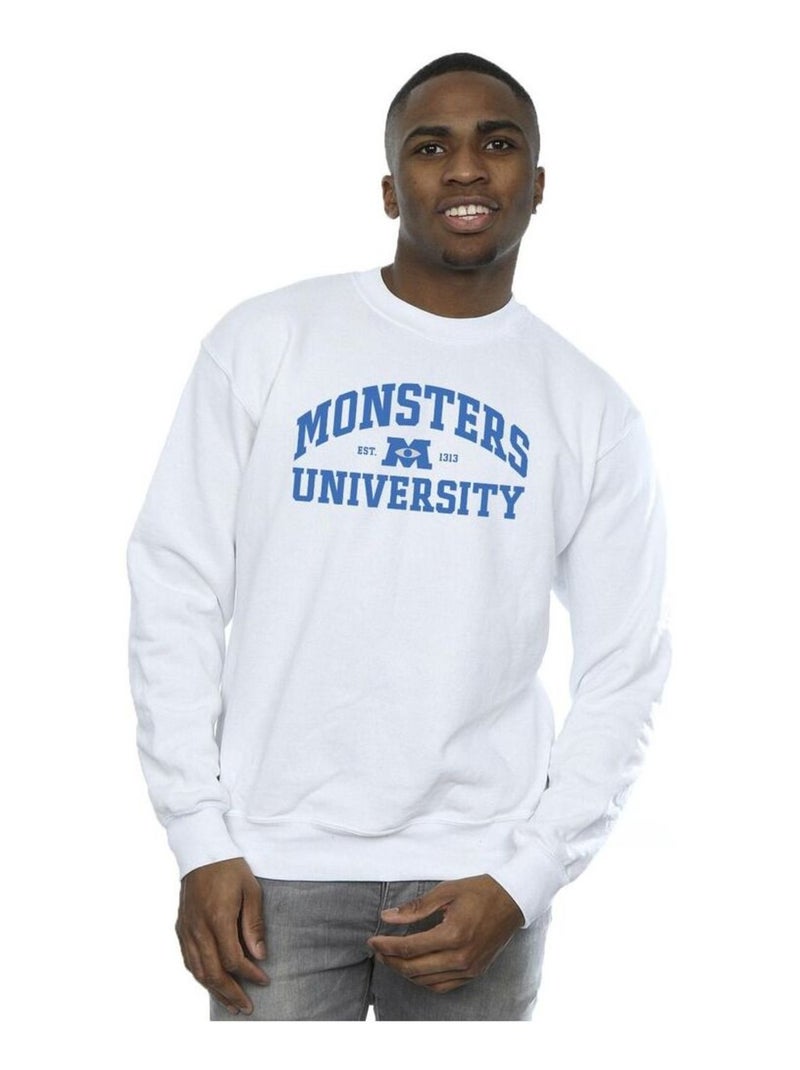 Disney - Sweat MONSTERS UNIVERSÇaY Blanc - Kiabi