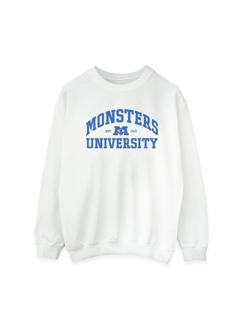 Disney - Sweat MONSTERS UNIVERSITY Blanc - Kiabi
