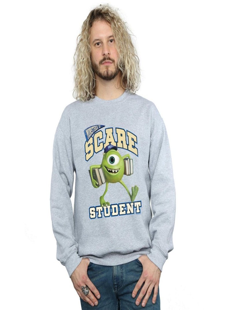 Disney - Sweat MONSTERS UNIVERSITY Gris chiné - Kiabi