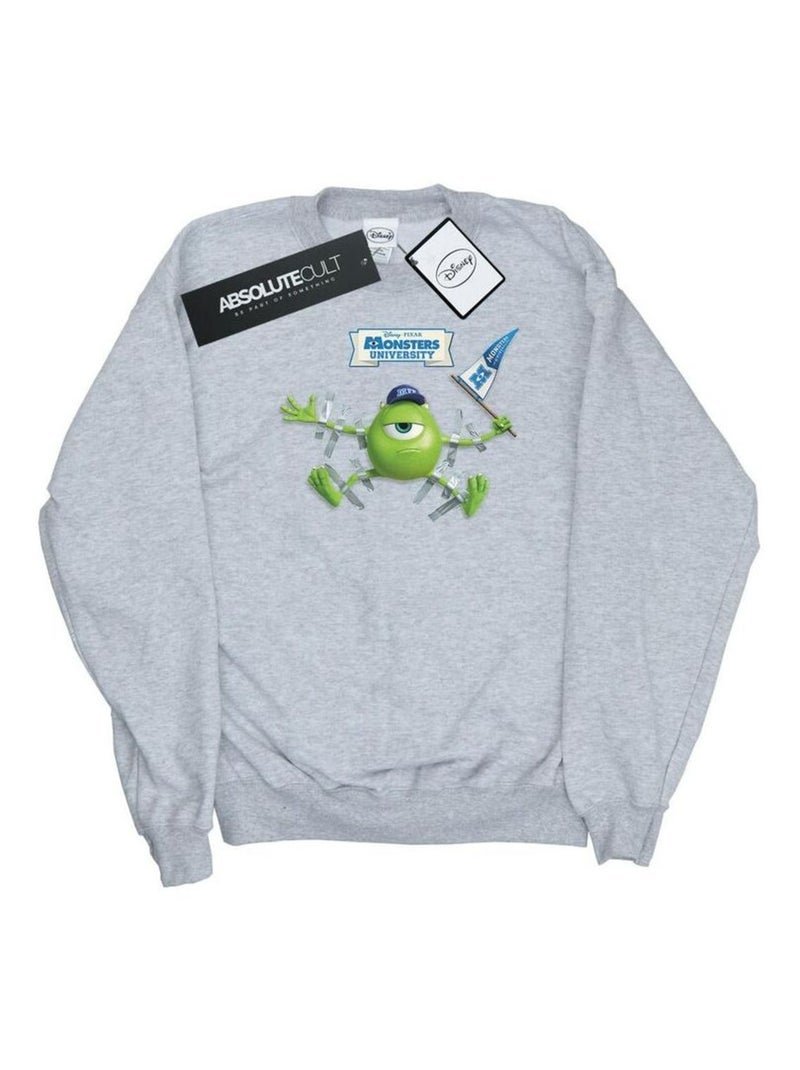 Disney - Sweat MONSTERS UNIVERSITY Gris chiné - Kiabi
