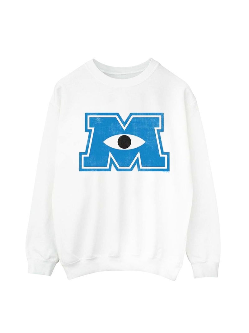 Disney - Sweat MONSTERS UNIVERSITY MONSTER M Blanc - Kiabi