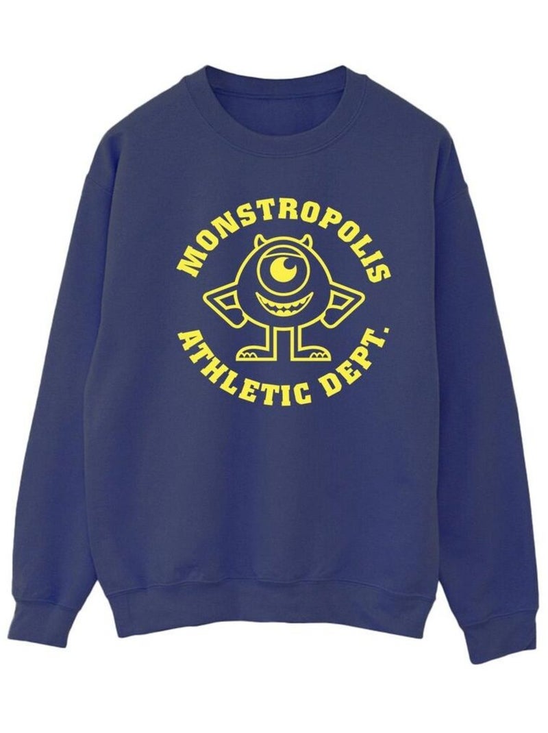 Disney - Sweat MONSTERS UNIVERSITY MONSTROPOLIS Bleu marine - Kiabi