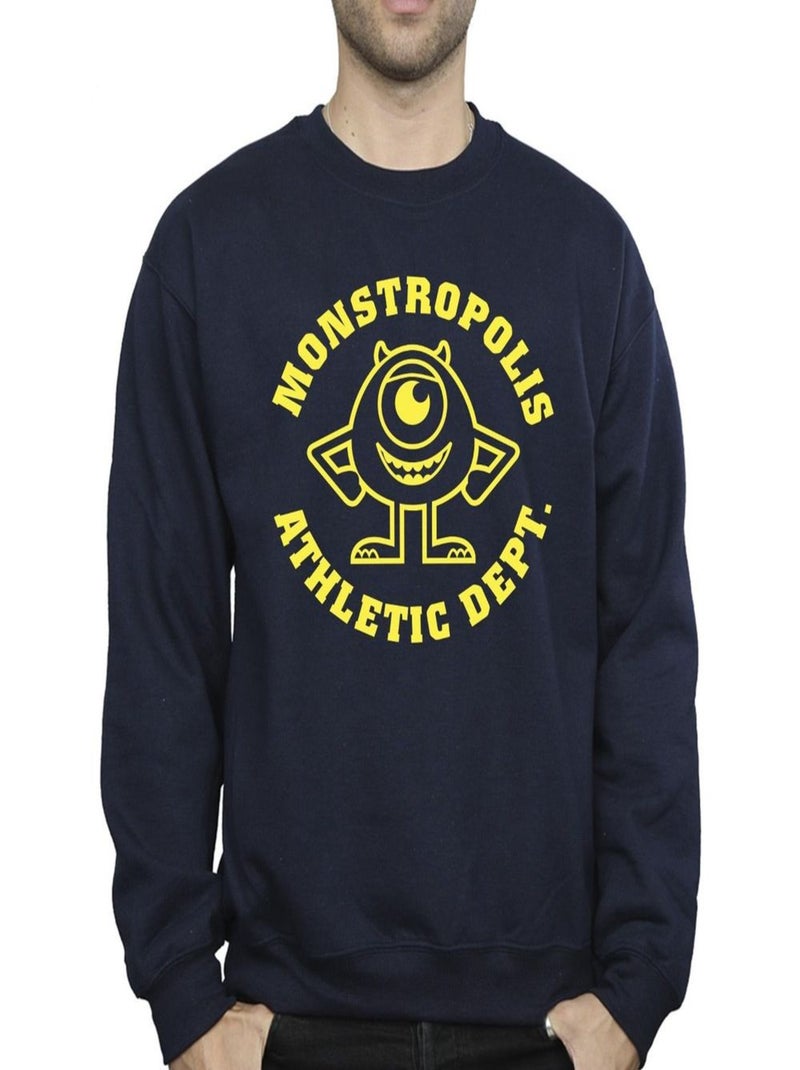 Disney - Sweat MONSTERS UNIVERSITY MONSTROPOLIS Bleu marine - Kiabi