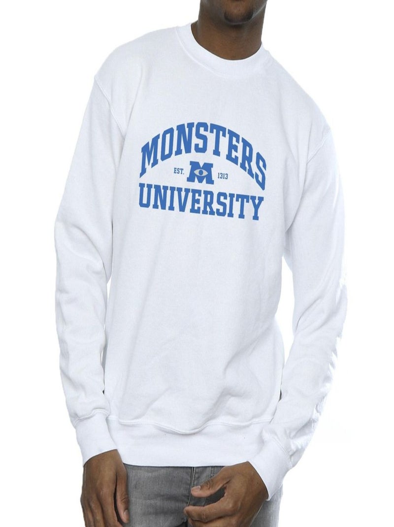 Disney - Sweat Monstres Academy Blanc - Kiabi