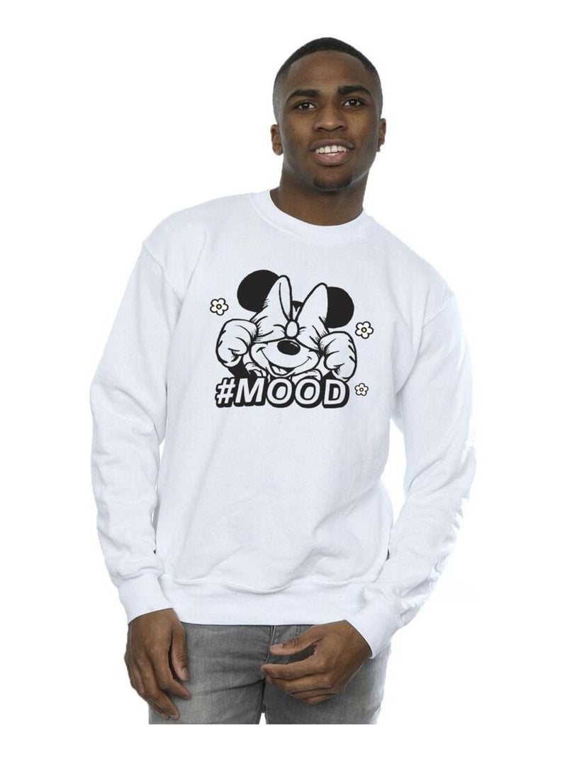 Disney - Sweat MOOD Blanc - Kiabi