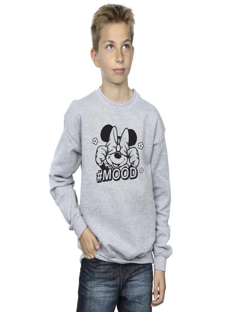 Disney - Sweat MOOD Gris chiné - Kiabi