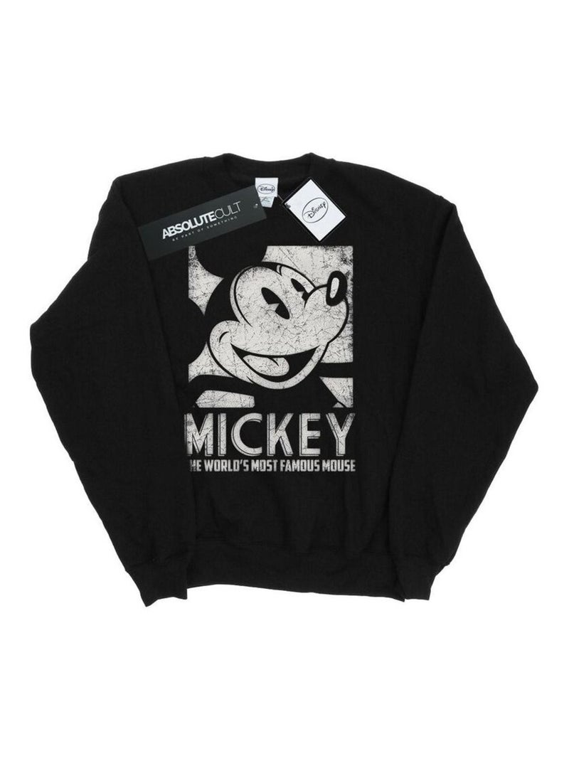 Disney - Sweat MOST FAMOUS Noir - Kiabi