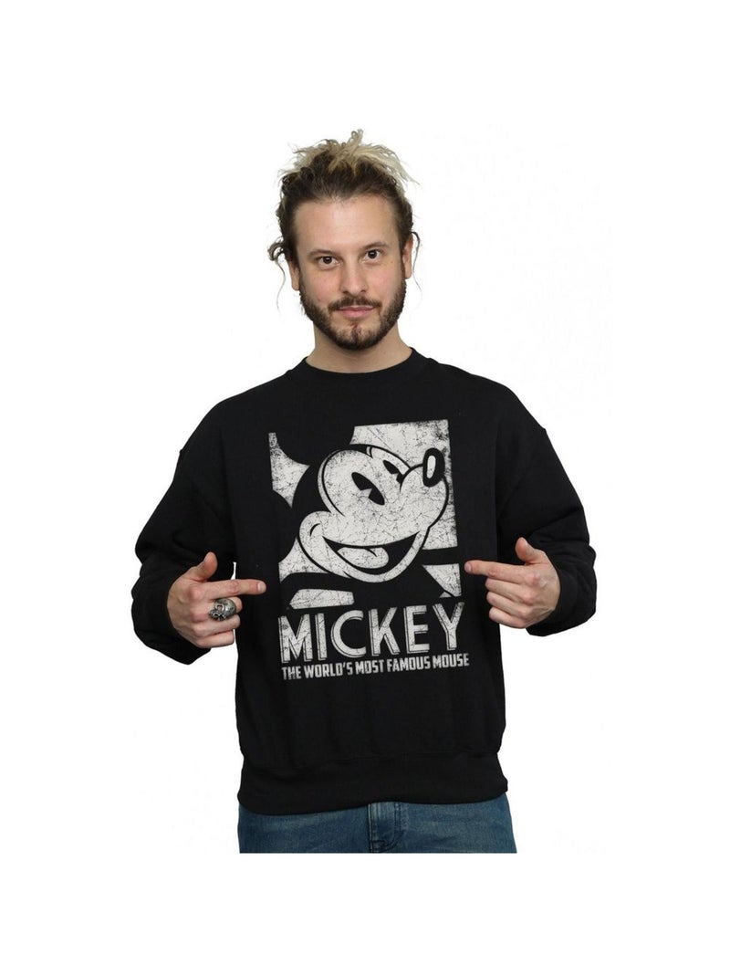 Disney - Sweat MOST FAMOUS Noir - Kiabi