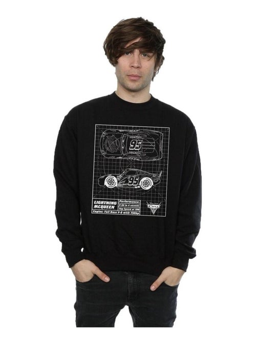 Disney - Sweat motif Flash McQueen motif/style plan CARS - Kiabi