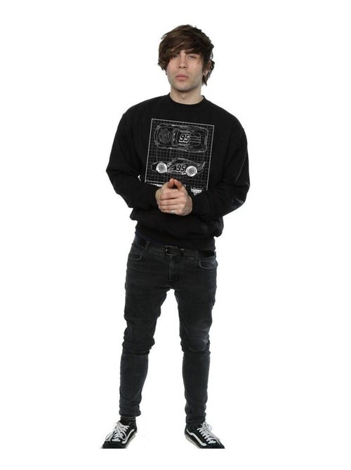 Disney - Sweat motif Flash McQueen motif/style plan CARS - Kiabi