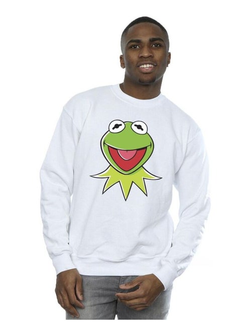 Disney - Sweat motif Kermit la grenouille motif/style Tête MUPPETS - Kiabi