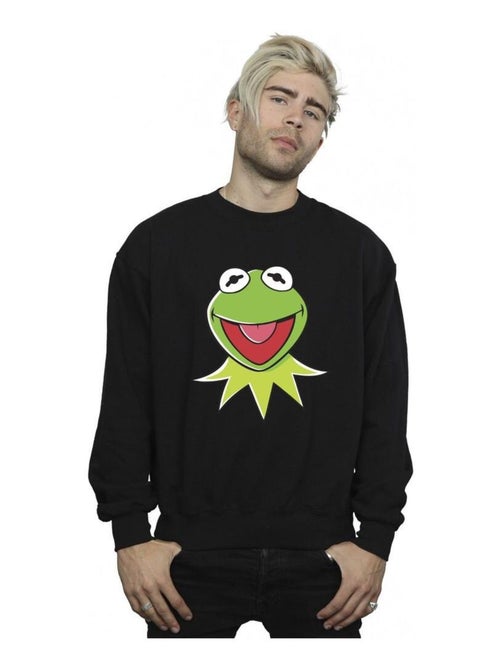 Disney - Sweat motif Kermit la grenouille motif/style Tête MUPPETS - Kiabi