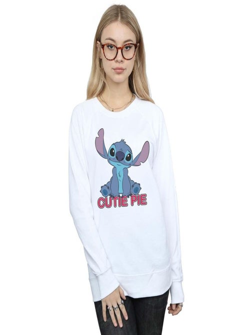 Disney - Sweat motif Lilo et Stitch CUTIE PIE - Kiabi