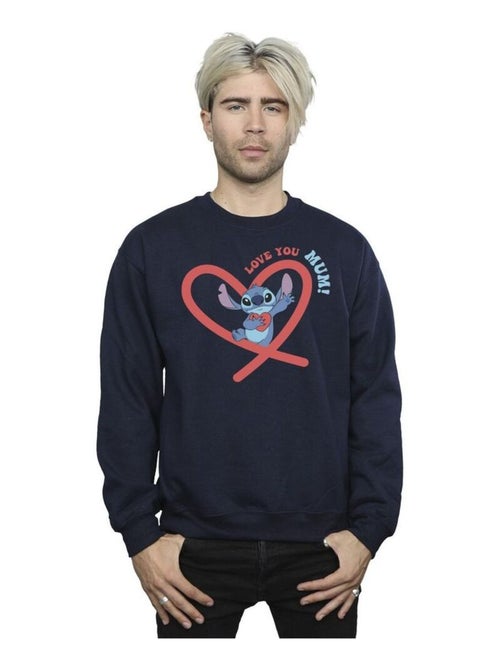Disney - Sweat motif Lilo et Stitch LOVE YOU MUM - Kiabi Disney - Sweat motif Lilo et Stitch LOVE YOU MUM - Kiabi