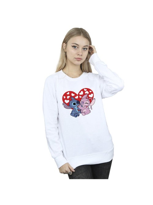 Disney - Sweat motif Lilo et Stitch motif/style Cœurs - Kiabi