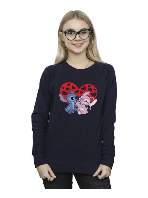 Disney - Sweat motif Lilo et Stitch motif/style Cœurs - Kiabi