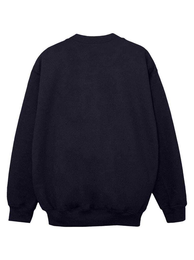 Disney - Sweat motif Lilo et Stitch motif/style Cœurs Bleu marine - Kiabi