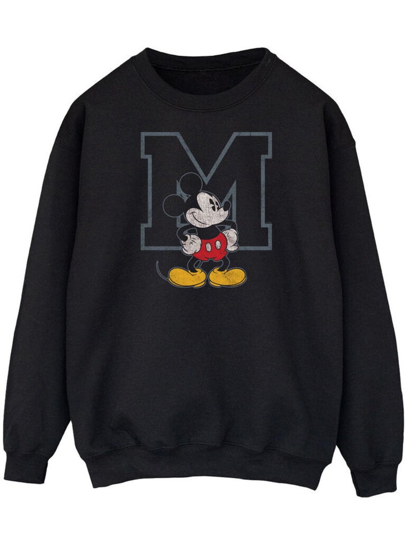 Disney - Sweat motif Mickey Mouse CLASSIC M (Mickey Mouse) Noir - Kiabi