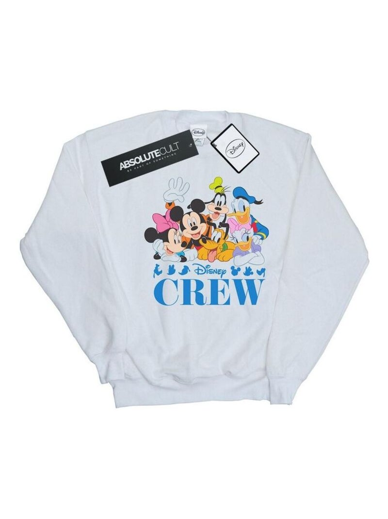 Disney - Sweat motif Mickey Mouse DISNEY FRIENDS Blanc - Kiabi