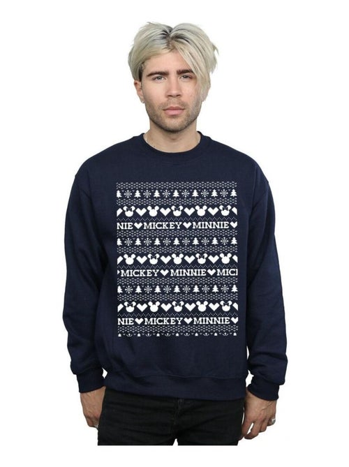 Disney - Sweat motif Mickey Mouse et Minnie Mouse motif/style Noël festif - Kiabi Disney - Sweat motif Mickey Mouse et Minnie Mouse motif/style Noël festif - Kiabi