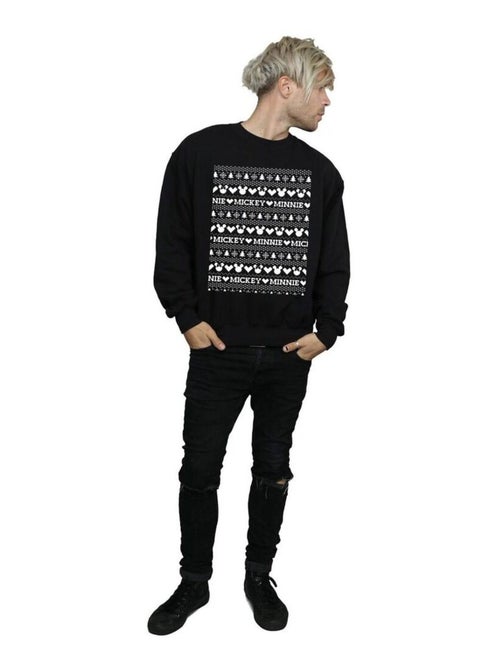 Disney - Sweat motif Mickey Mouse et Minnie Mouse motif/style Noël festif - Kiabi Disney - Sweat motif Mickey Mouse et Minnie Mouse motif/style Noël festif - Kiabi