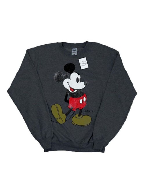 Disney - Sweat motif Mickey Mouse motif/style Coup de pied - Kiabi