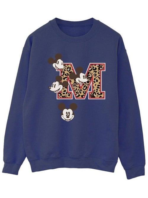 Disney - Sweat motif Mickey Mouse motif/style M et visages - Kiabi
