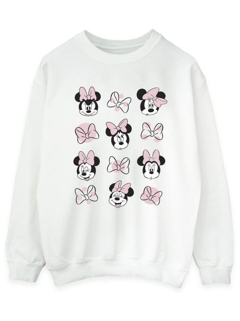 Disney - Sweat motif Minnie Mouse motif/style Multiple Blanc - Kiabi