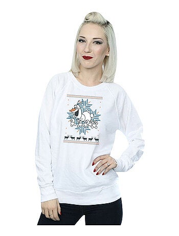 Disney - Sweat motif Olaf motif/style Bonhommes de neige FROZEN