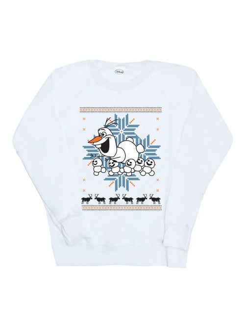 Disney - Sweat motif Olaf motif/style Bonhommes de neige FROZEN - Kiabi