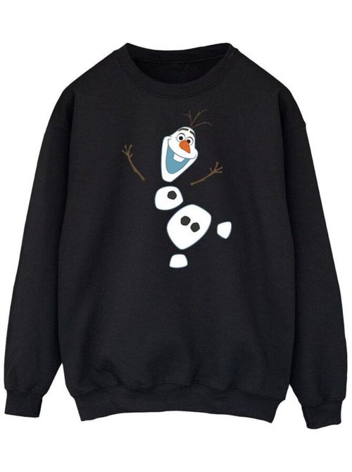 Disney - Sweat motif Olaf motif/style Déconstruit La Reine des Neiges - Kiabi