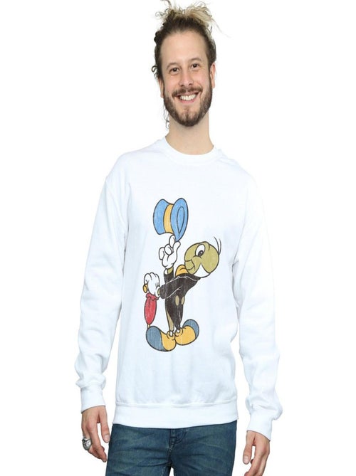 Disney - Sweat motif Pinocchio et Jiminy Cricket - Kiabi
