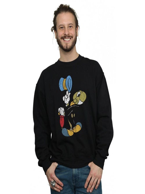 Disney - Sweat motif Pinocchio et Jiminy Cricket - Kiabi