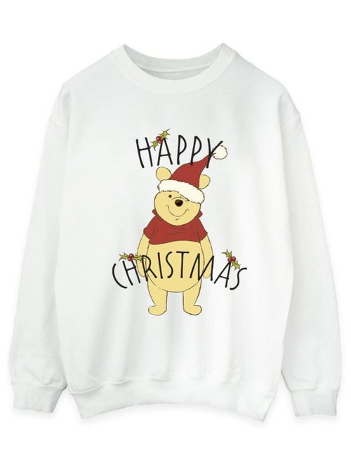 Disney - Sweat motif Winnie l'ourson HAPPY HOLLY - Kiabi Disney - Sweat motif Winnie l'ourson HAPPY HOLLY - Kiabi