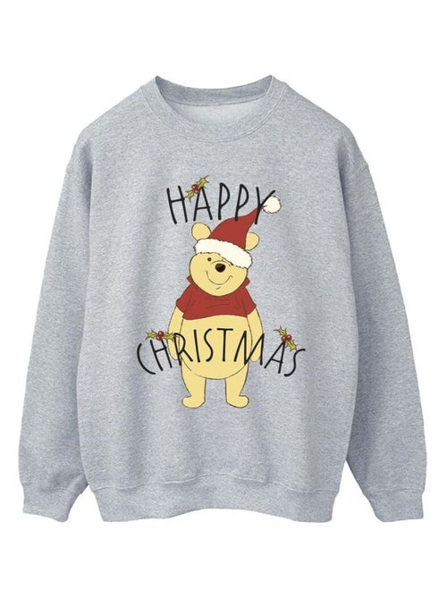 Disney - Sweat motif Winnie l'ourson HAPPY HOLLY - Kiabi Disney - Sweat motif Winnie l'ourson HAPPY HOLLY - Kiabi