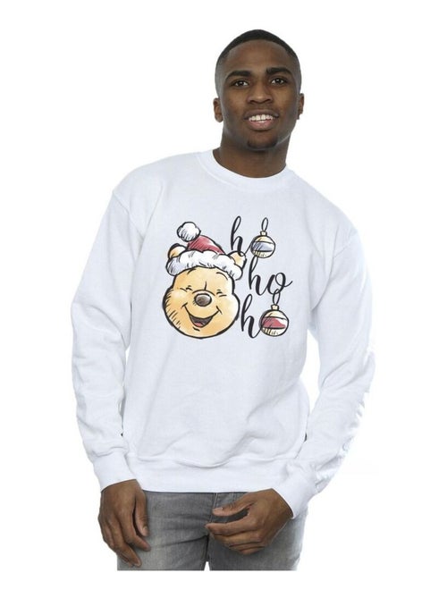 Disney - Sweat motif Winnie l'ourson motif/style Boule de Noël HO HO HO - Kiabi Disney - Sweat motif Winnie l'ourson motif/style Boule de Noël HO HO HO - Kiabi