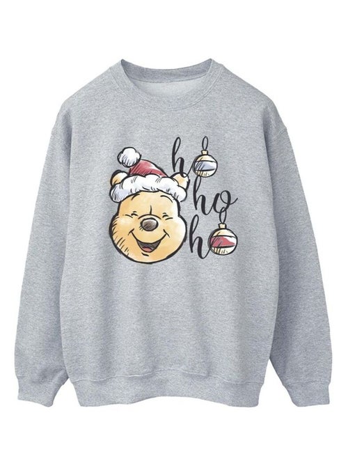Disney - Sweat motif Winnie l'ourson motif/style Boule de Noël HO HO HO - Kiabi Disney - Sweat motif Winnie l'ourson motif/style Boule de Noël HO HO HO - Kiabi