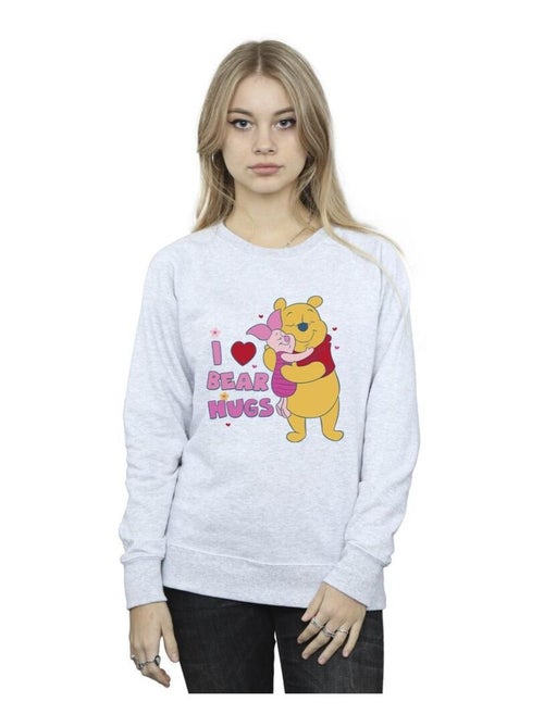 Disney - Sweat motif Winnie l'ourson MUM BEST HUGS - Kiabi