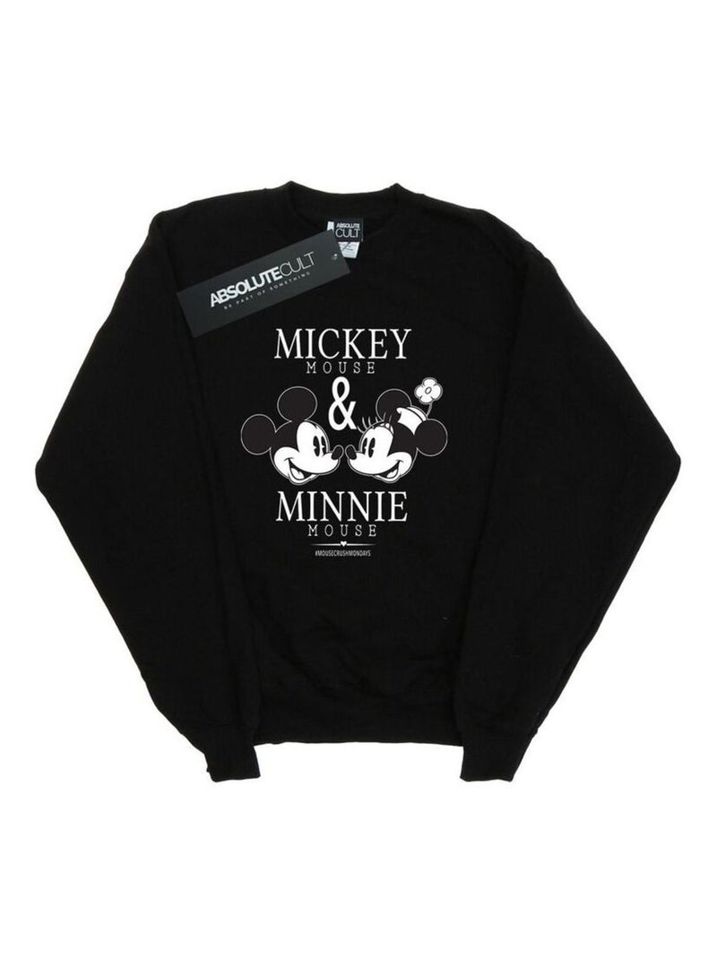 Disney - Sweat MOUSE MOUSECRUSH MONDAYS Noir - Kiabi