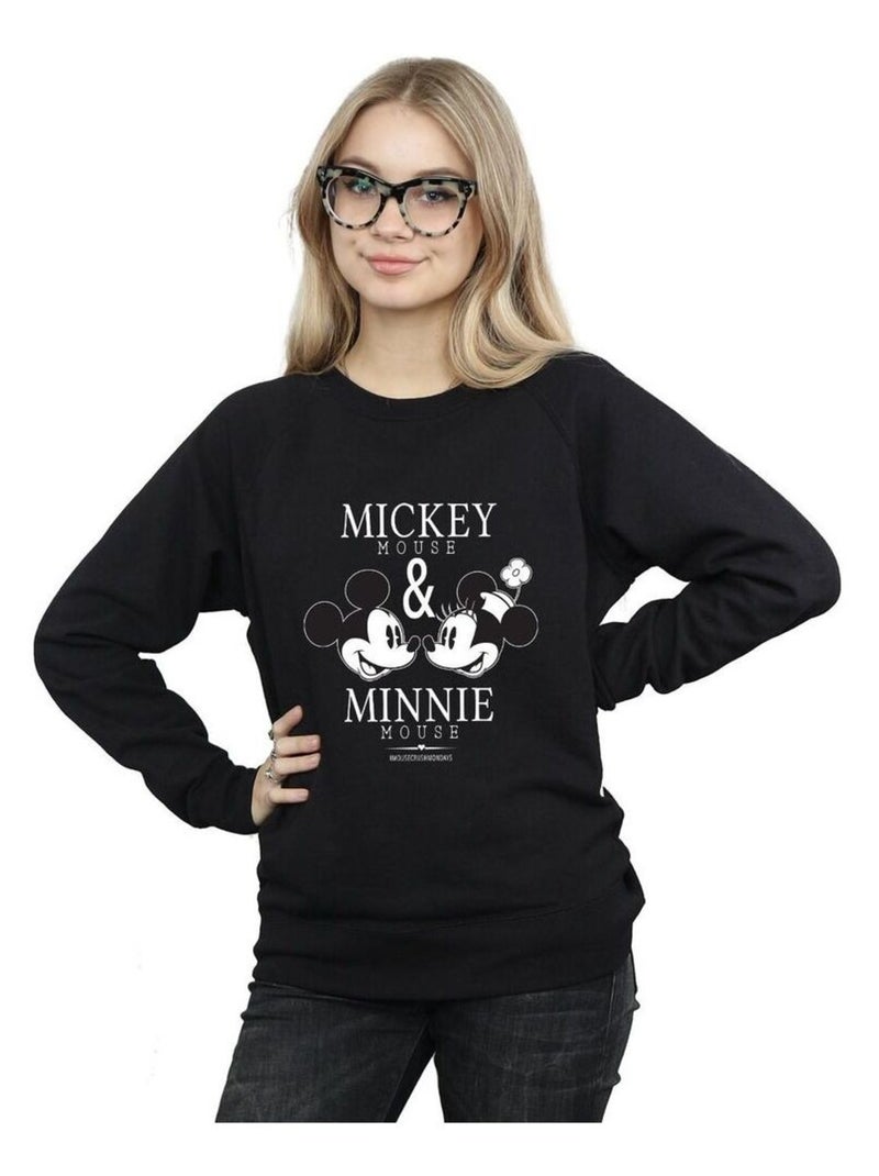 Disney - Sweat MOUSE MOUSECRUSH MONDAYS Noir - Kiabi
