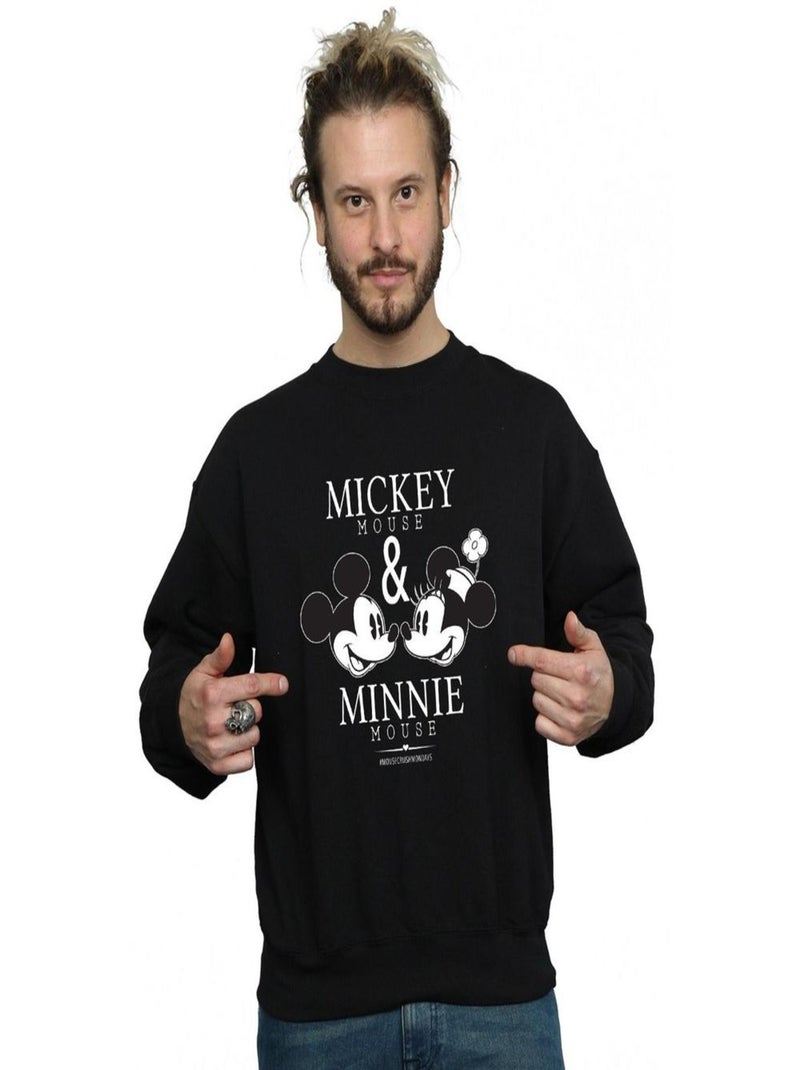 Disney - Sweat MOUSE MOUSECRUSH MONDAYS Noir - Kiabi