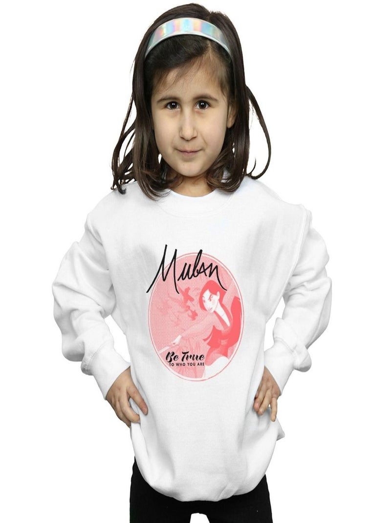 Disney - Sweat MULAN Blanc - Kiabi