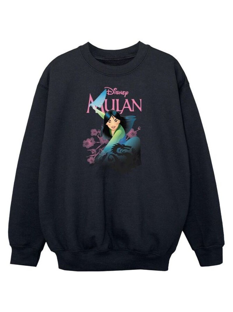 Disney - Sweat MULAN Noir - Kiabi