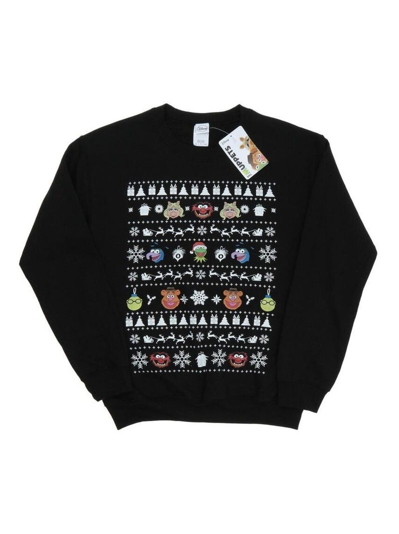 Disney - Sweat Muppet Noir - Kiabi