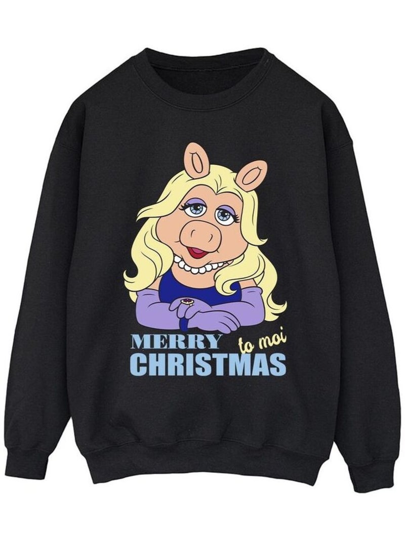 Disney - Sweat MUPPETS QUEEN OF HOLIDAYS Noir - Kiabi