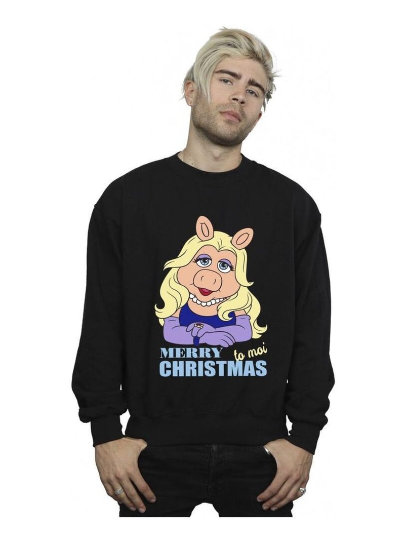 Disney - Sweat MUPPETS QUEEN OF HOLIDAYS Noir - Kiabi