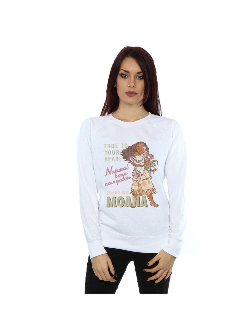 Disney - Sweat NATURAL BORN NAVIGATOR Blanc - Kiabi